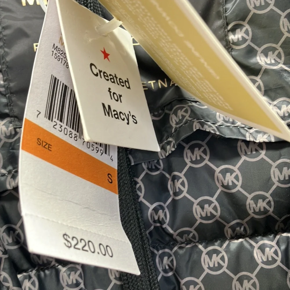 Michael Kors Women's Hooded Packable Down Shine Puffer Coat Size Small New_8